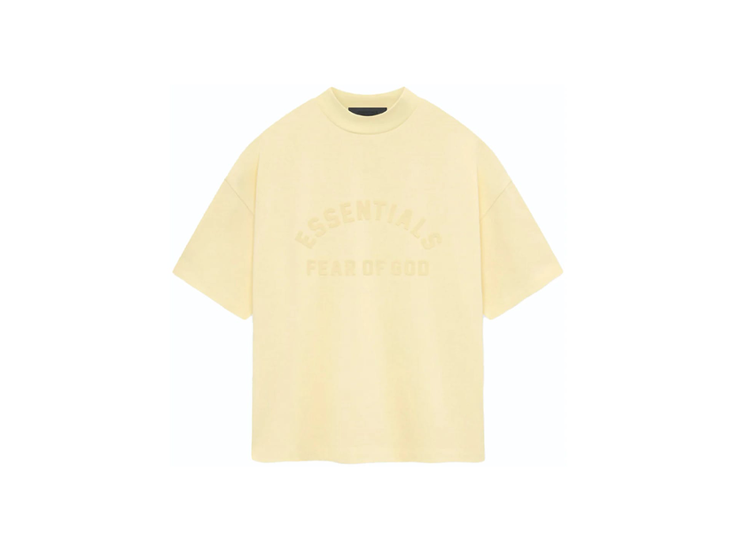 Тениска Fear of God Essentials Heavy Jersey S/S Tee Жълто | 125sp242001f