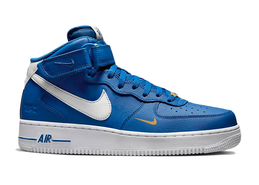Кецове и обувки Nike Air Force 1 Mid '07 LV8 40th Anniversary Blue Jay Синьо | DR9513-400, 0