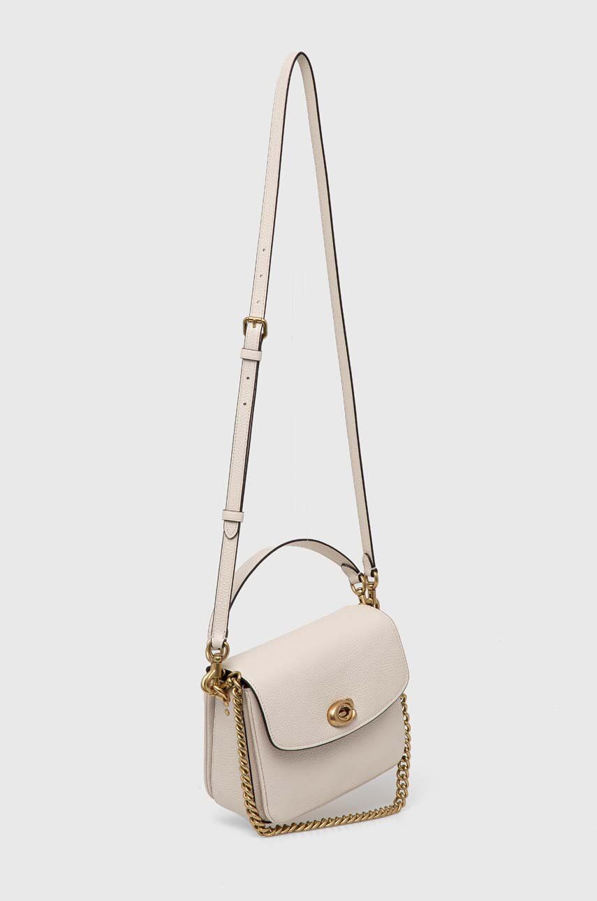 Дамска чанта Coach Cassie 19 Leather Handbag Бежово | CV437, 1