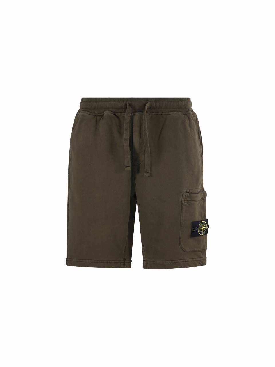 Къси панталони Stone Island Fleece Logo Shorts Зелено | 791562520, 0