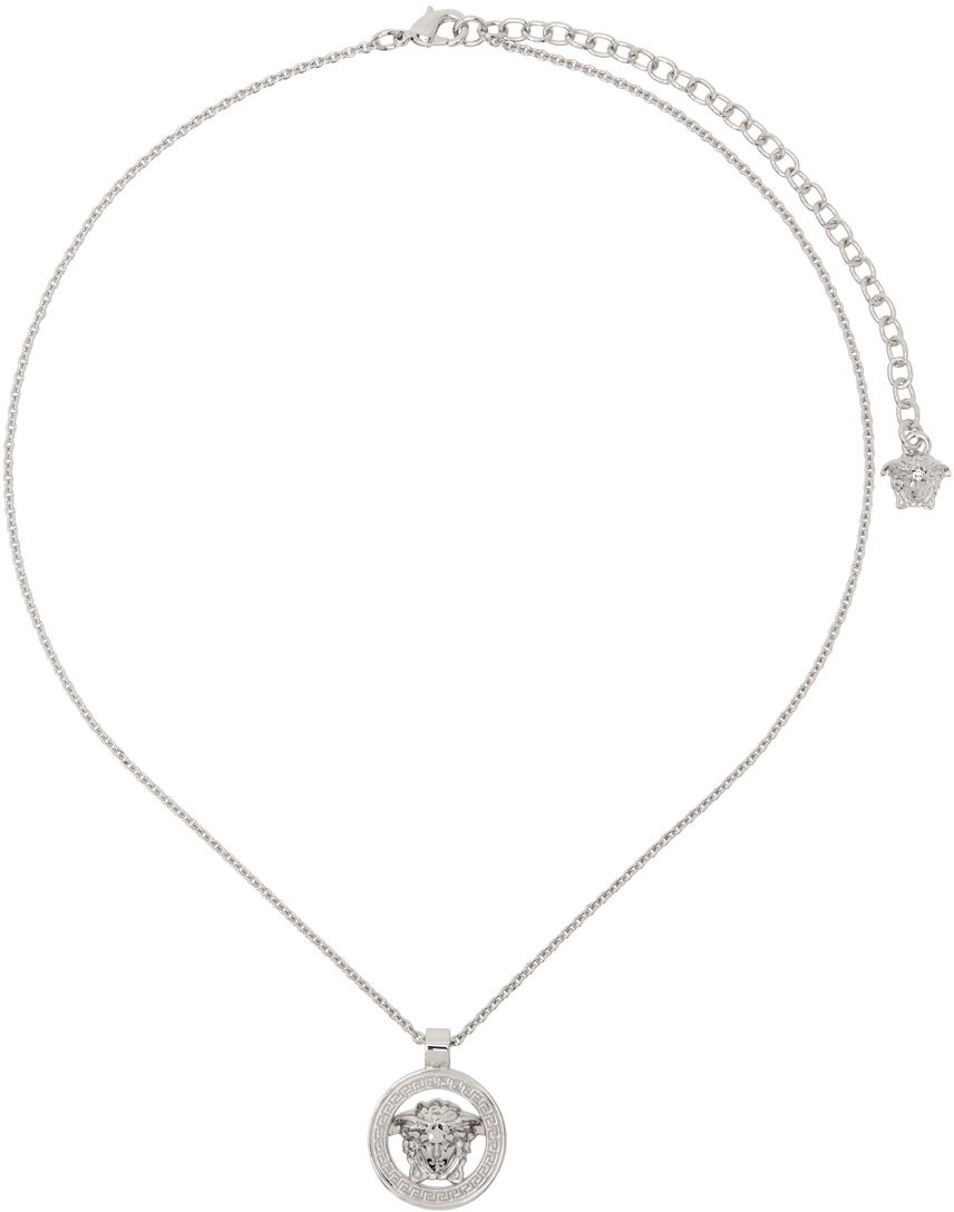 Колие Versace Silver Medusa '95 Pendant Necklace Металик | 1015201_1A00620, 0