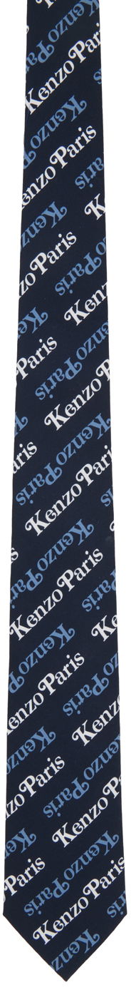 Аксесоари KENZO Paris Gram Tie Тъмно синьо | FE55CR010JCC