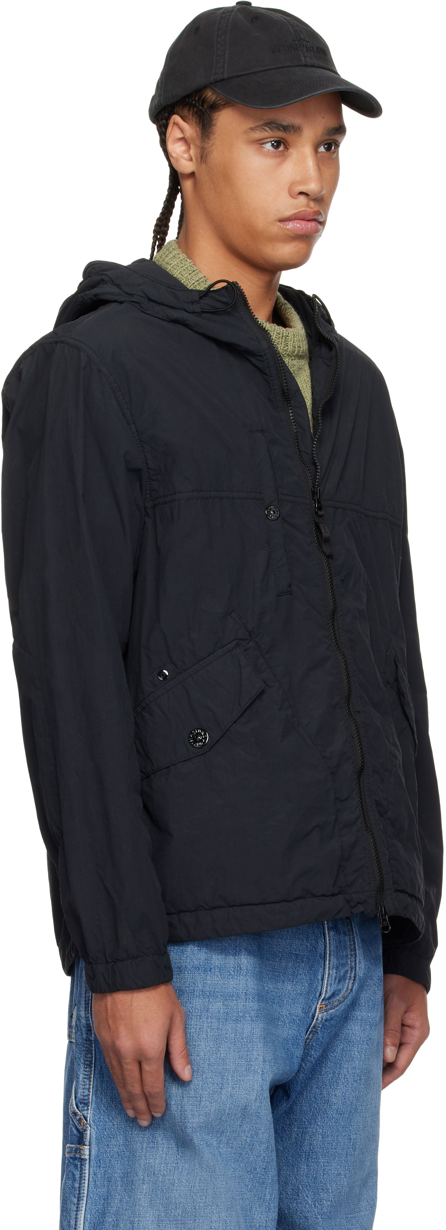 Ветровка Stone Island Stone Island Nylon Ghost Jacket Черно | K1S15 4100032 S00F6, 1
