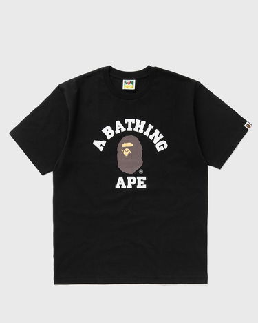 Тениска BAPE COLLEGE TEE Черно | 001TEK801001MBLK, 0
