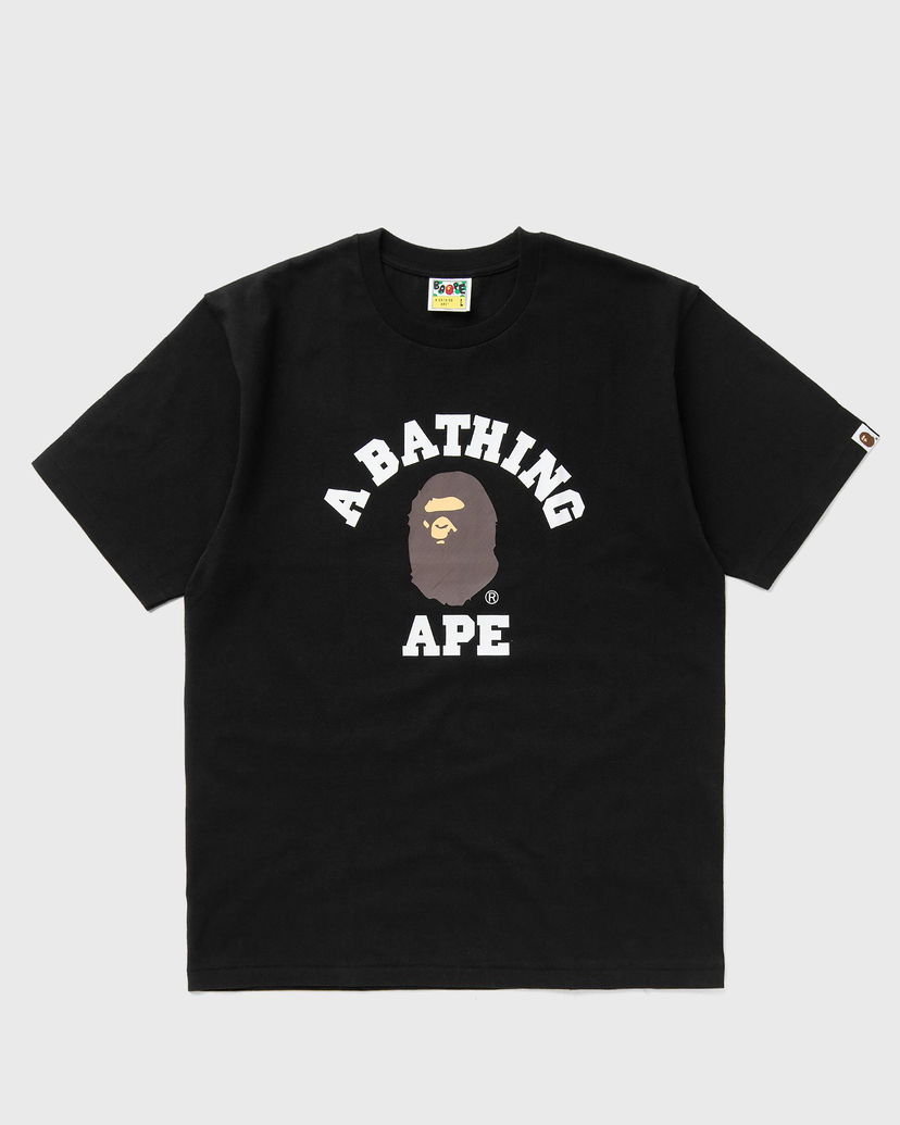 Тениска BAPE COLLEGE TEE Черно | 001TEK801001MBLK