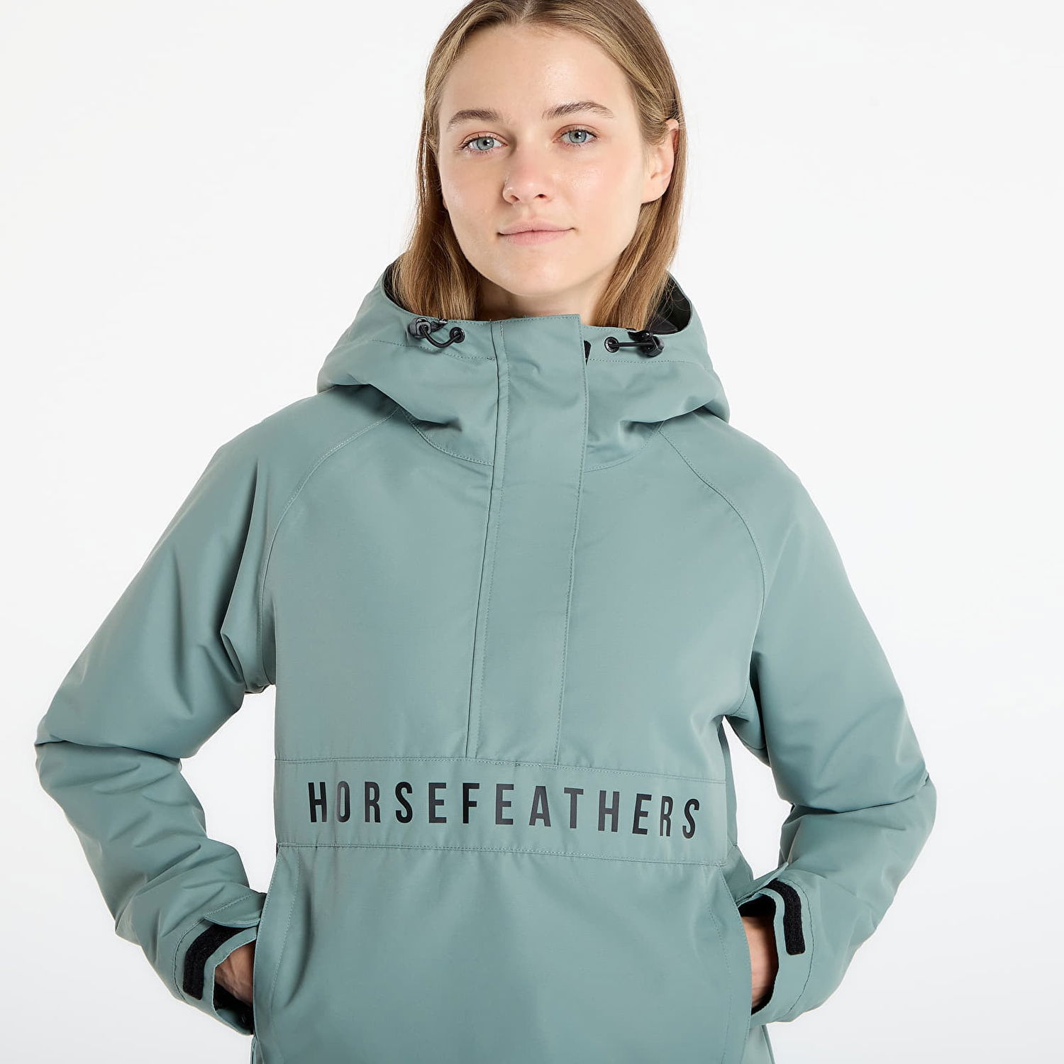 Ветровка Horsefeathers Anorak Jacket Tala Зелено | OW233D, 1
