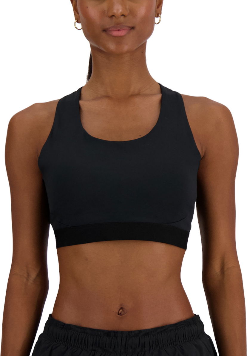 Сутиен New Balance Sleek Medium Support Pocket Sports Bra Черно | wb41046-bk