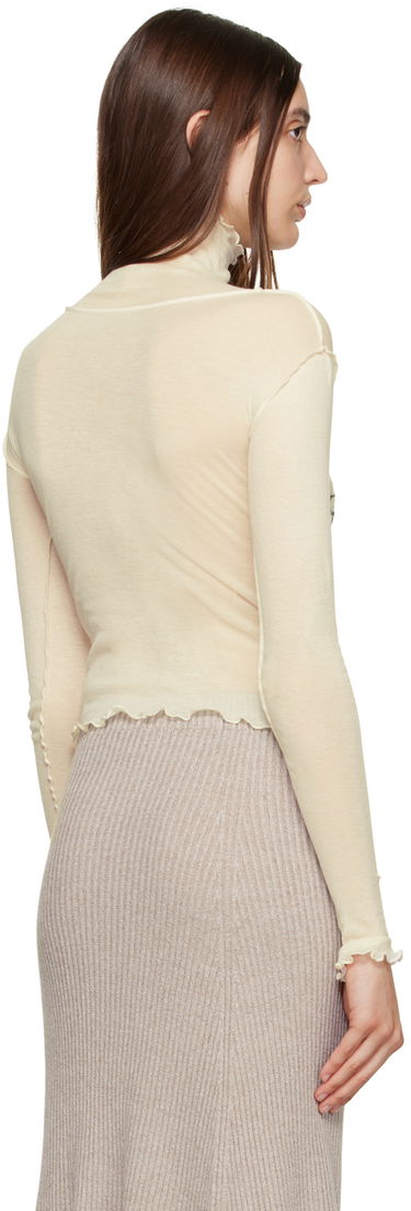 Тениска Baserange Sheer Turtleneck Top Бежово | TOGET-CG-AU23, 2