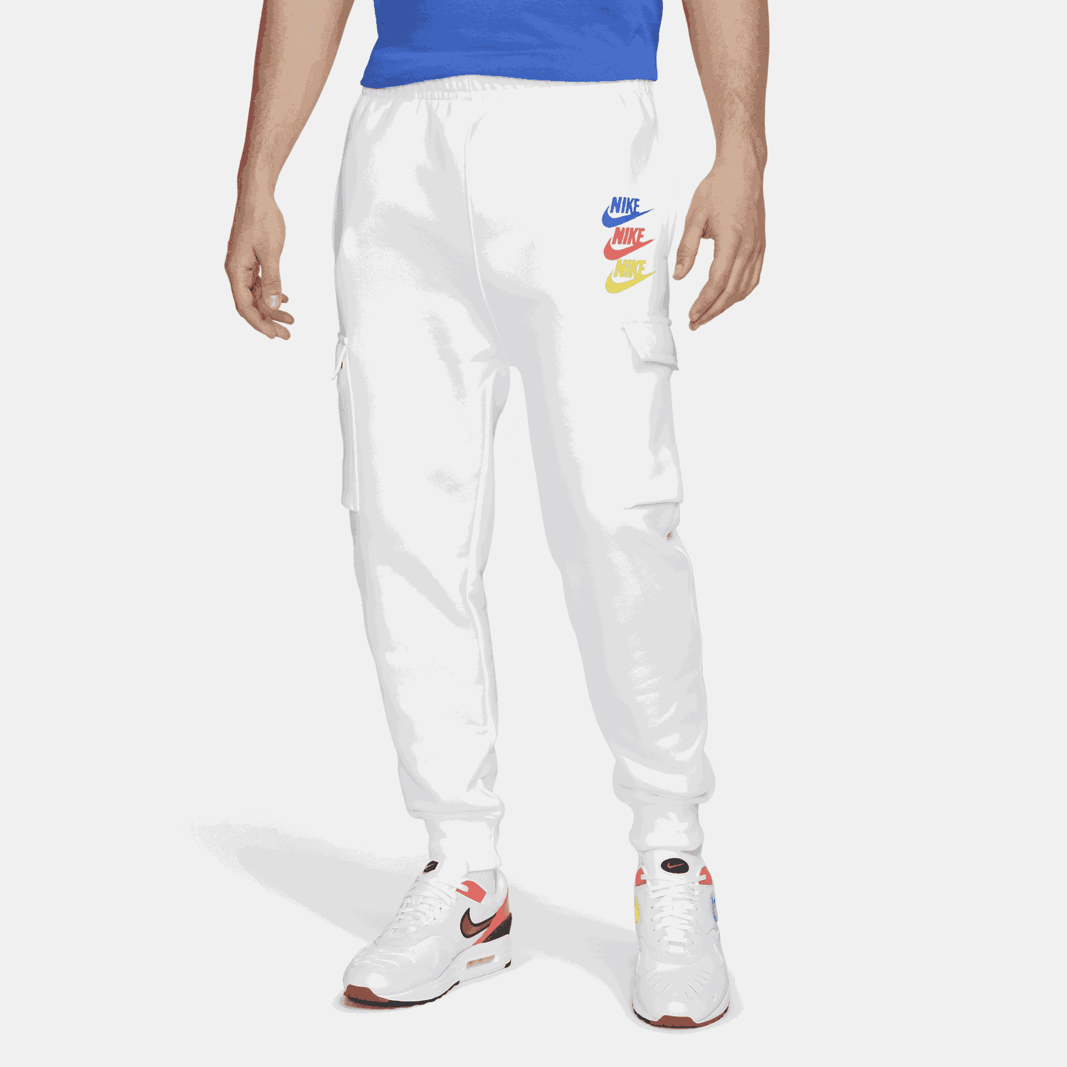 Карго панталони Nike Sportswear Standard Issue Cargo Бяло | FB1257-100, 0