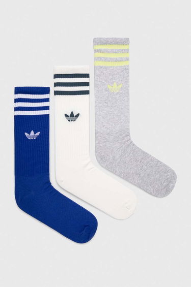 Чорапи adidas Originals Solid Crew Socks – 3 pack Многоцветен | IL5016, 2