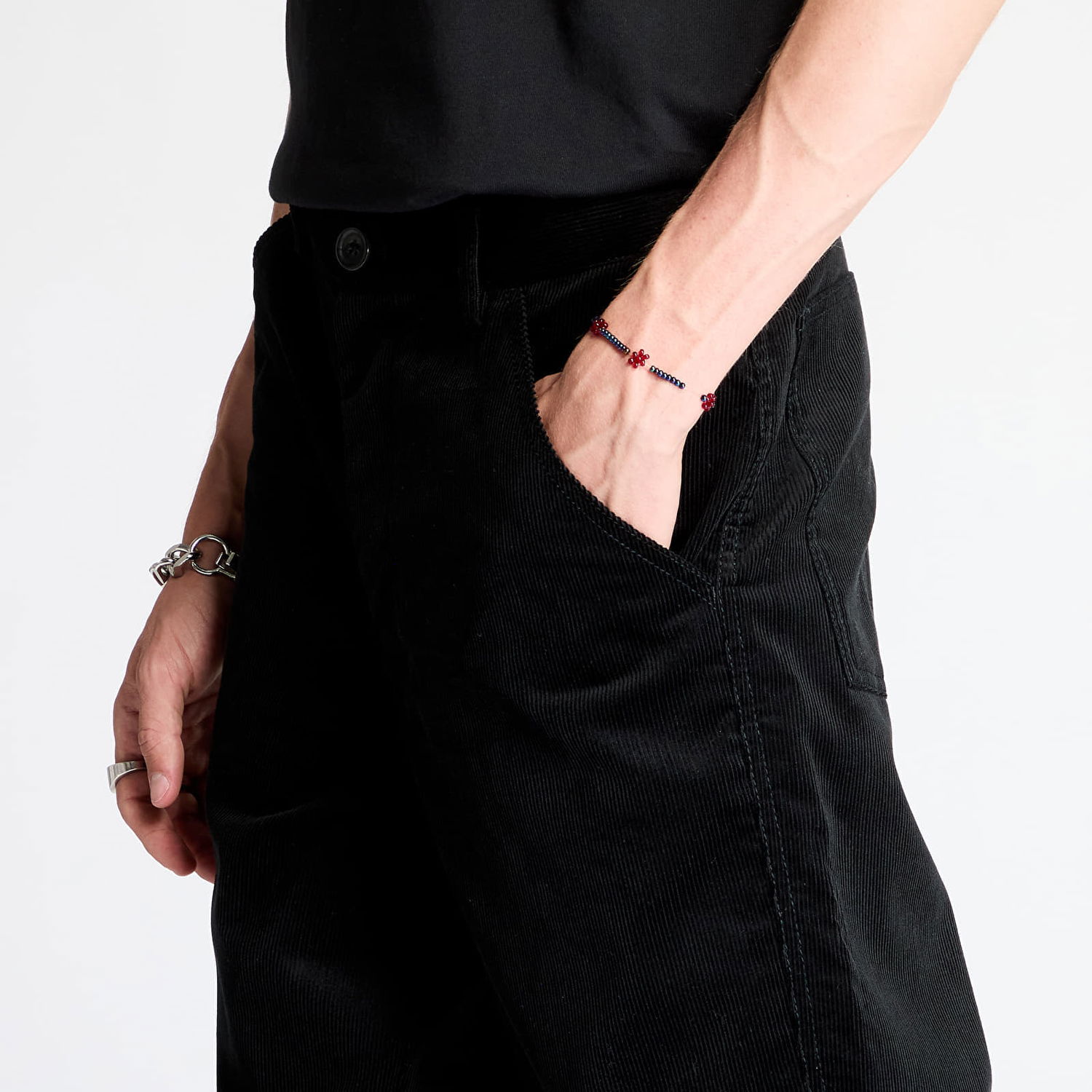 Панталони Comme des Garçons SHIRT Woven Pants Black Черно | FN-P001 Black, 1