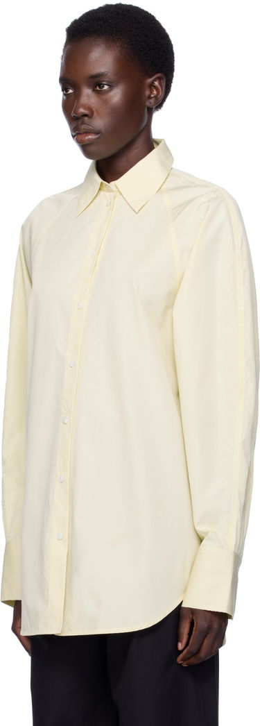 Риза TOTEME TOTEME Raw Raglan Shirt Жълто | 253-WRT0515-FB0226, 3