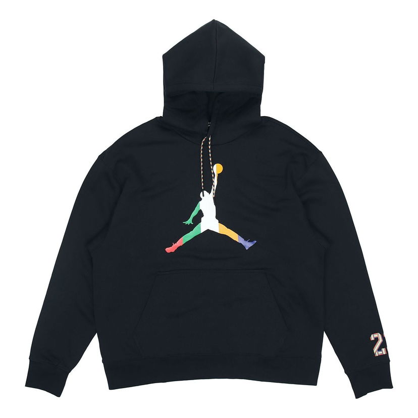 Суитчър Jordan Air Jordan Multi-Color Logo Hoodie Черно | DN1471-010