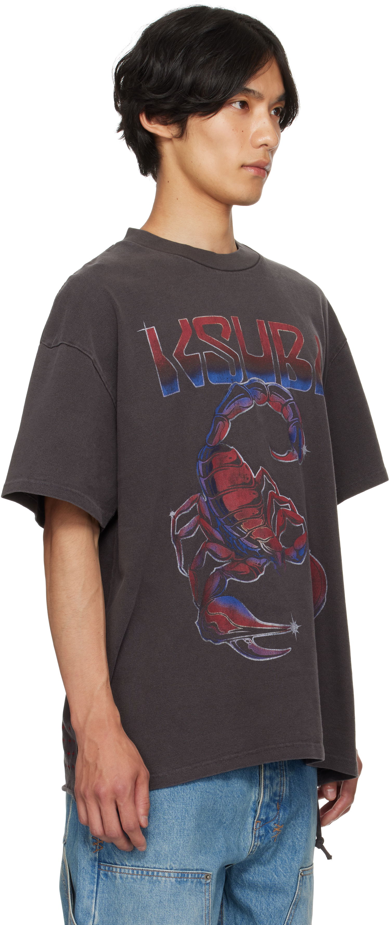 Тениска Ksubi Ksubi Venom Ekcess Graphic T-Shirt Черно | MPF25TE026, 1