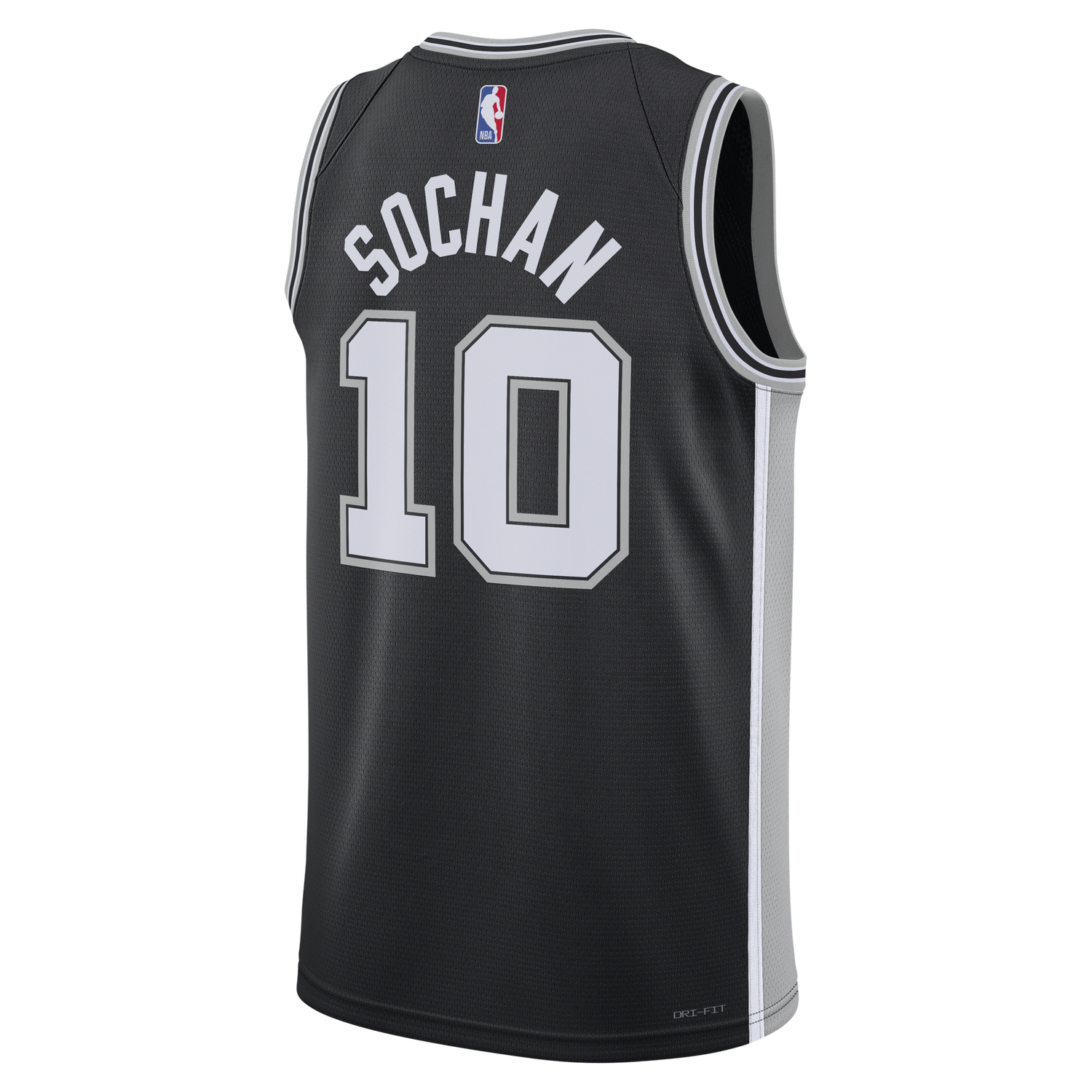 Фланелка Nike Dri-FIT NBA Swingman San Antonio Spurs Icon Edition 2022/2023 Черно | DN2022-012, 1