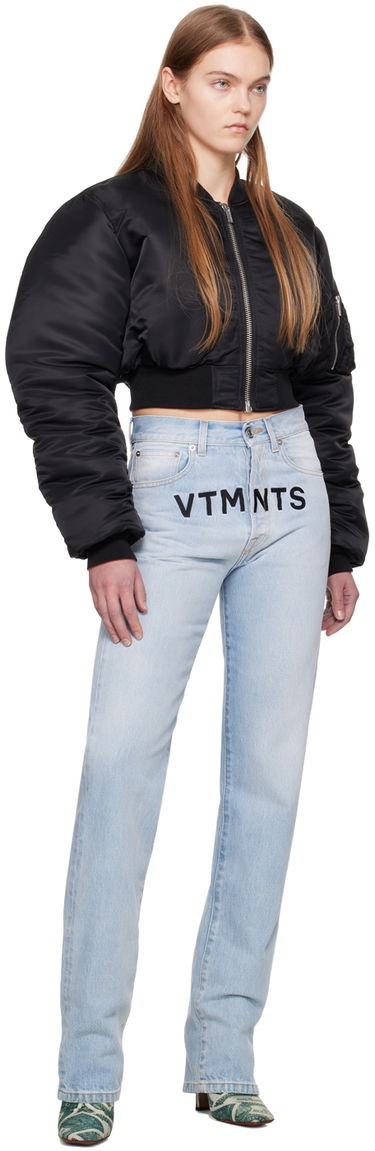 Дънки VETEMENTS Embroidered Jeans Синьо | VL20PA280L, 3