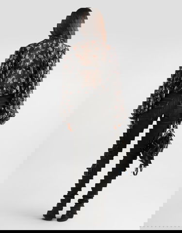 Риза Dolce & Gabbana Vintage Rose-print Chiffon Top Многоцветен | F7BL0TIS10RHN5XQ, 2