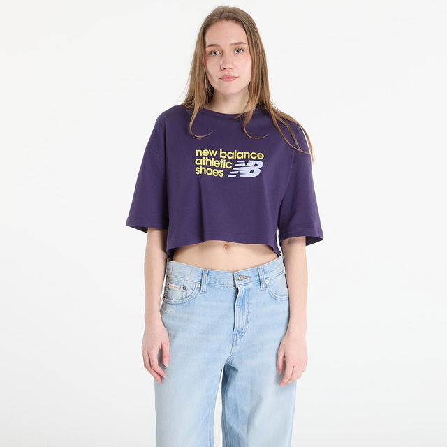 Athletics Premium Chest Logo Cropped T-Shirt