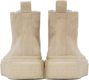 Кецове и обувки Maison Margiela MM6 Maison Margiela Suede High-Top Бежово | SH1WS0014 P5246, 1