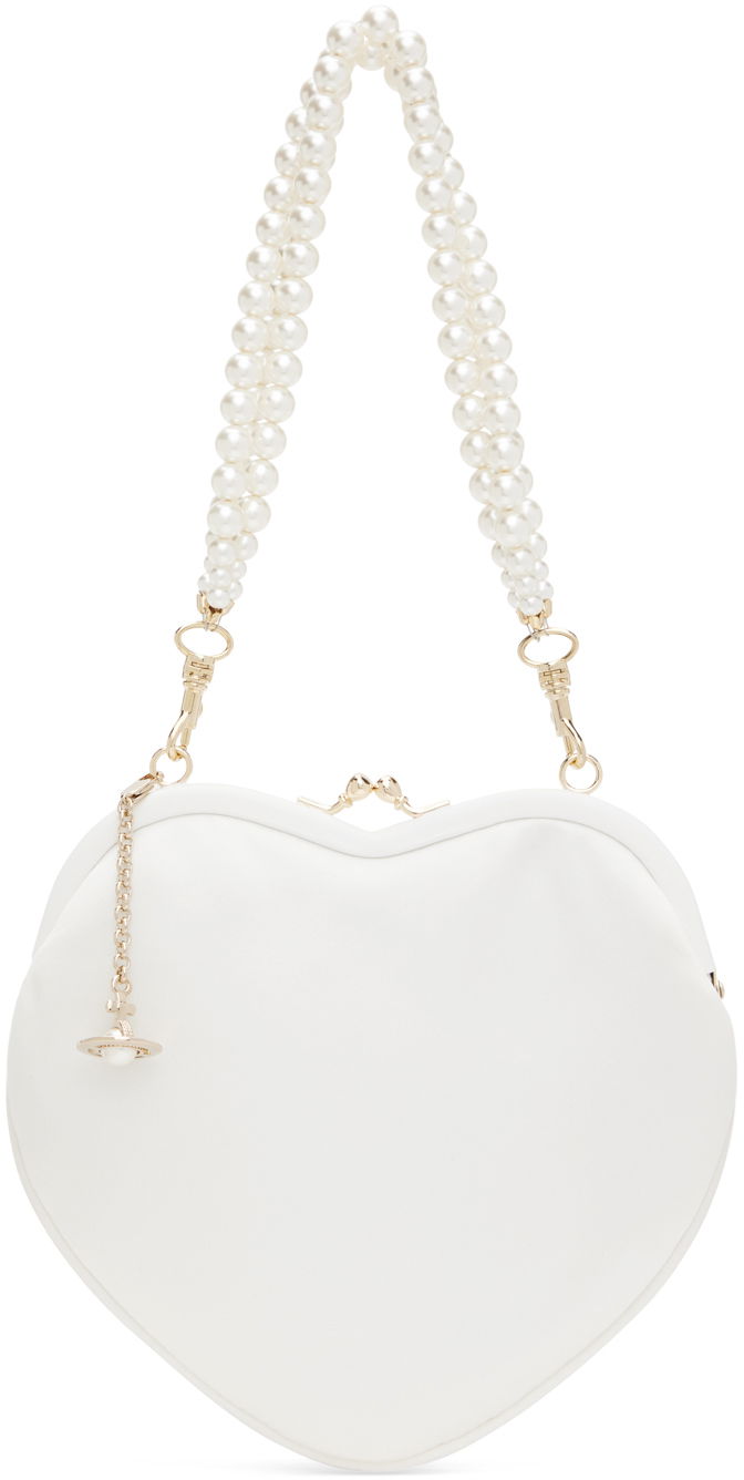 Облекло Vivienne Westwood White Belle Heart Frame Bag Бяло | 42020089U-W00KX-