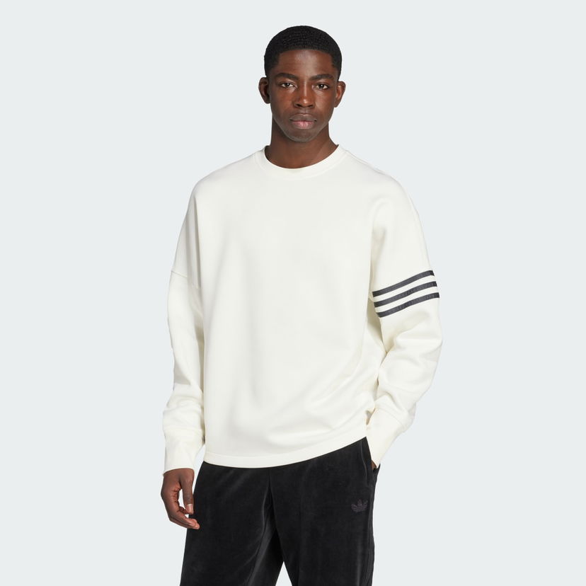 Суитчър adidas Performance Neuclassics Oversized Crew Sweatshirt Бяло | JW7919