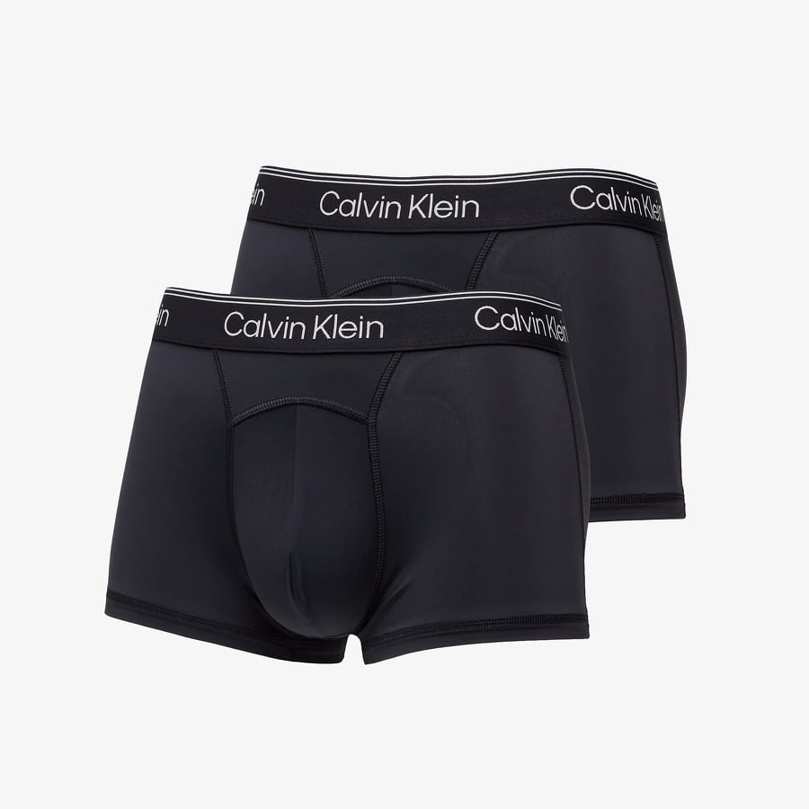 Боксерки CALVIN KLEIN Athletic Microfiber Low Rise Trunk 2 Pack Черно | NB3548A UB1, 0