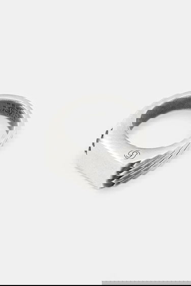 Пръстен Maison Margiela MM6 Maison Margiela Silver Minimal Logo Ring Металик | SM7UQ0101 P8601, 1
