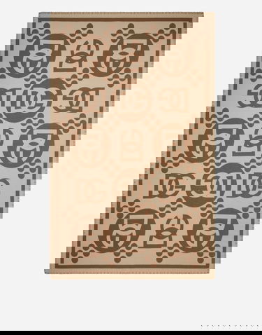 Домашен декор Dolce & Gabbana Dolce & Gabbana Wool Jacquard DG Logo Pattern Blanket Бежово | TCE012TCAN2U0052, 0