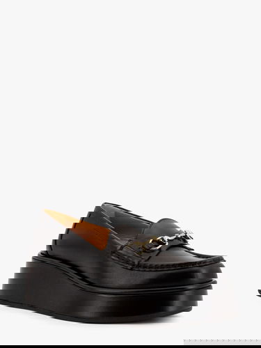 Кецове и обувки Gucci Gucci Platform Loafers with Horsebit Черно | 794317AADO01000, 1
