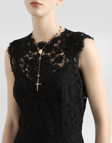 Колие Dolce & Gabbana Rosary-style Metal Necklace Onesize Металик | WNR4C1W1111ZOO00, 1