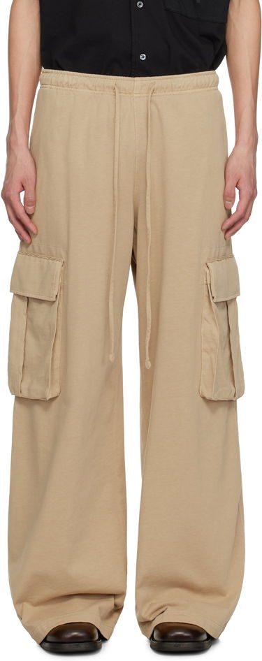 Карго панталони Palm Angels Palm Angels French Terry Cargo Pants Бежово | PMCF034S25FAB0016262, 0