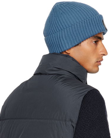 Шапка Stone Island Full Rib Beanie Синьо | S15 N100002 S00C3, 2