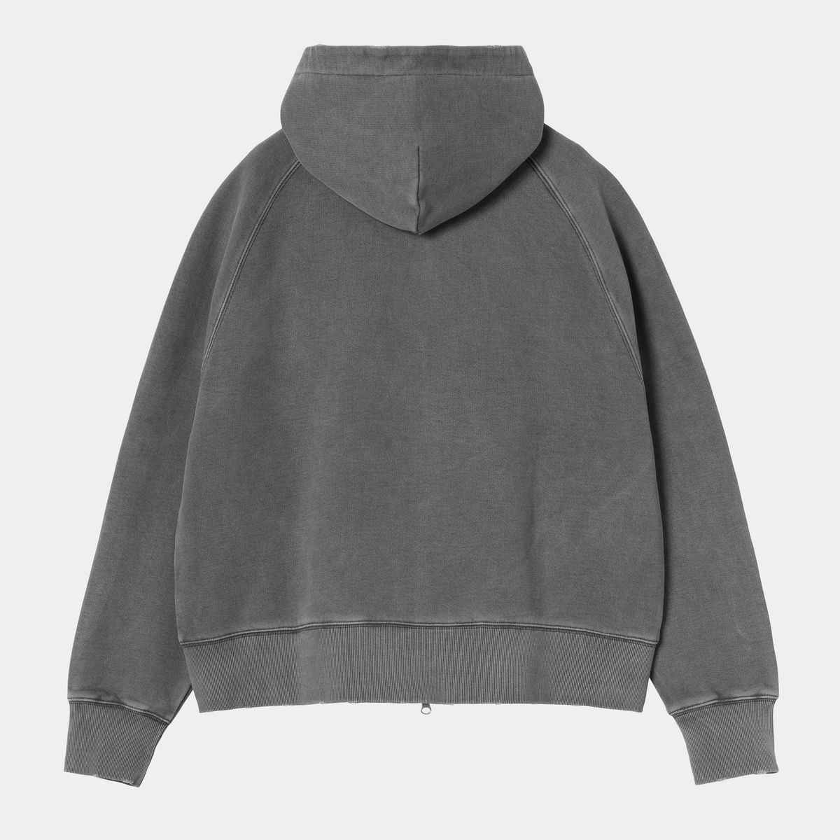 Суитчър Carhartt WIP Hooded Torion Full-Zip Jacket grind wash Сиво | I036047_12, 1