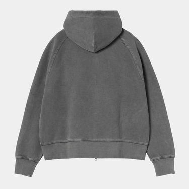 Суитчър Carhartt WIP Hooded Torion Full-Zip Jacket grind wash Сиво | I036047_12, 1