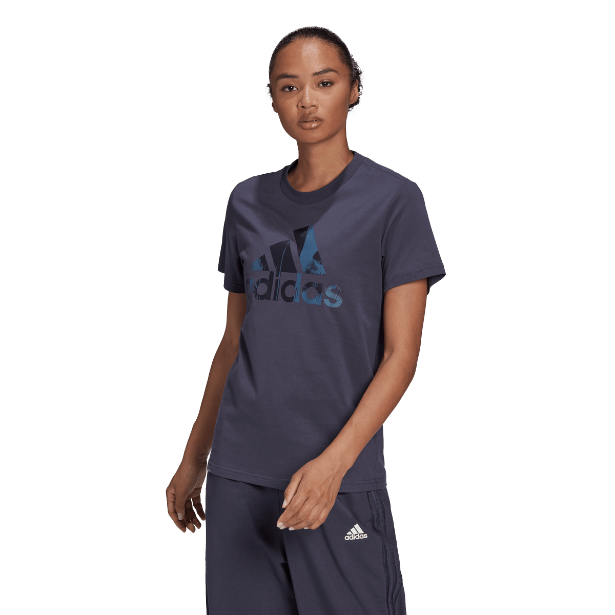 Тениска adidas Originals Allover Print Tee Тъмно синьо | HD9327, 0