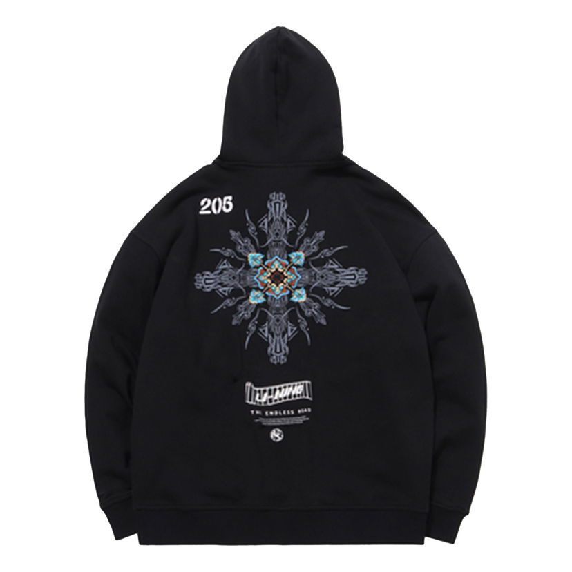 Суитчър Li-Ning Cheng Feng Series x Dunhuang Museum Crossover Pullover Hoodie Черно | AWDQC51-3