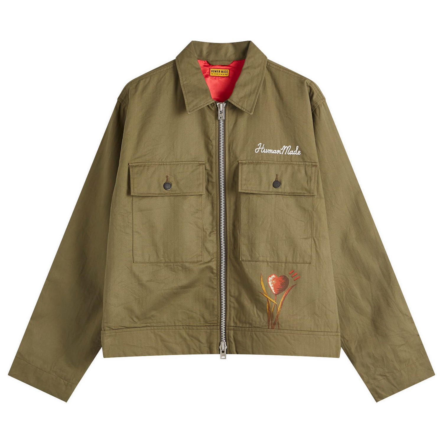 Яке Human Made Human Made Military Jacket, Size Large Зелено | HM29JK016-OLV, 0