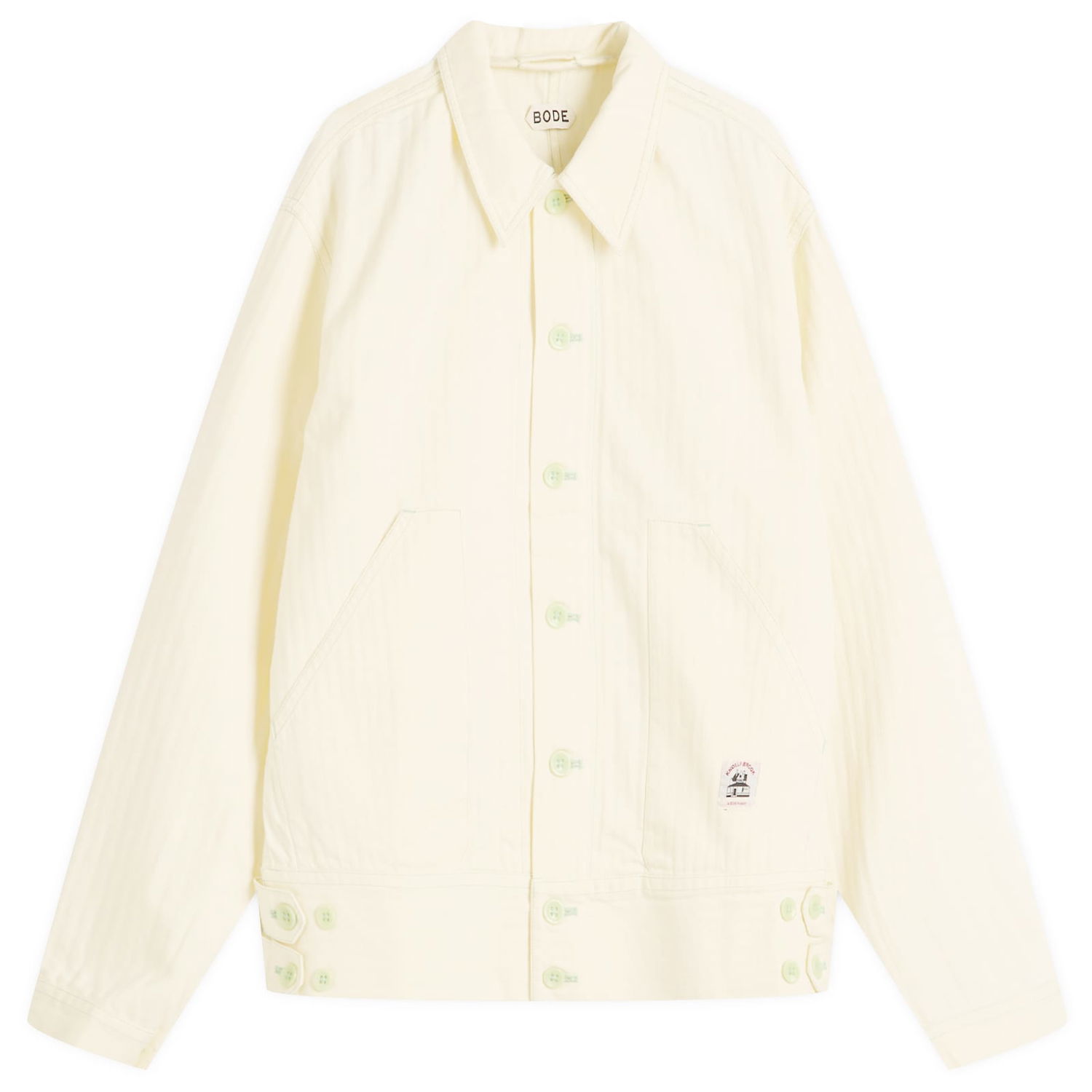 Яке Bode Greenskeeper Knolly Brook Jacket, Size Medium Бяло | MRS25JA006-IVR, 0
