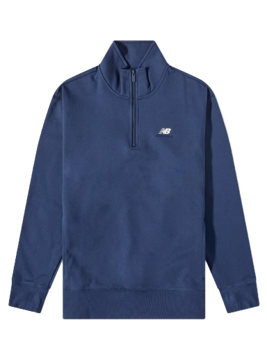 Суитчър New Balance Athletics 90's 1/4 Zip Mock Sweat Тъмно синьо | MT31501-NNY