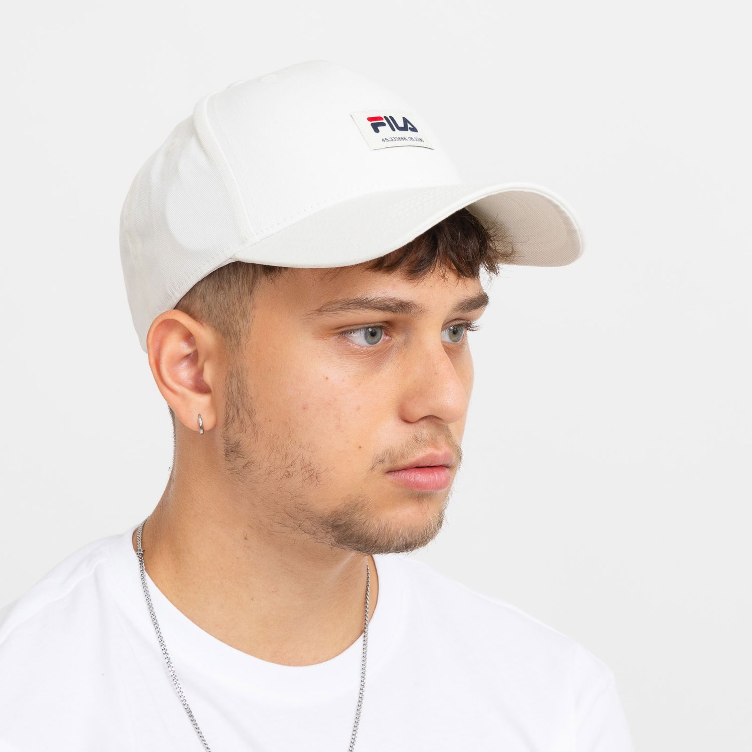 Шапка с козирка FILA Fila BRIGHTON Coord Label Cap Бяло | FCU0023-80042, 0