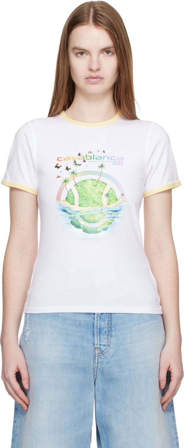 Beyond Destiny Longline Ringer Short Sleeve T-shirt