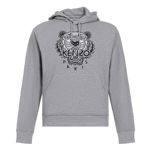 Суитчър KENZO KENZO Tiger Head Embroidered Hoodie Сиво | FA65SW3114XV-94, 0