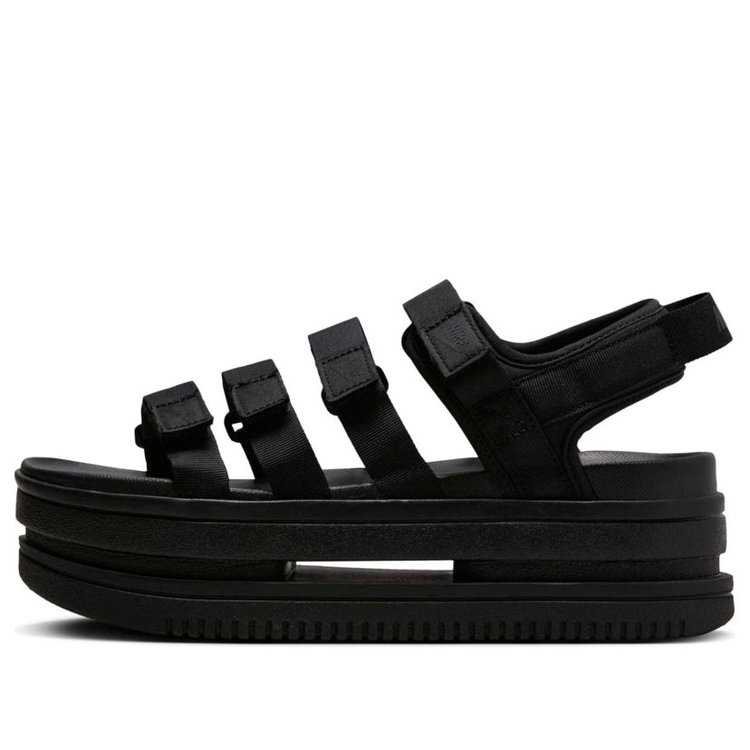 Кецове и обувки Nike Icon Classic Platform Sandals Черно | DH0223-004
