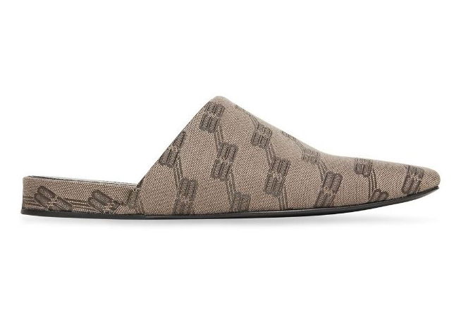 Кецове и обувки Balenciaga Cozy Jacquard Mules Brown Кафяво | 636605W2I10, 0