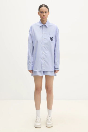 Боксерки Sporty & Rich Yankees Serif High Waist Shorts Синьо | SH004505635ST35, 4
