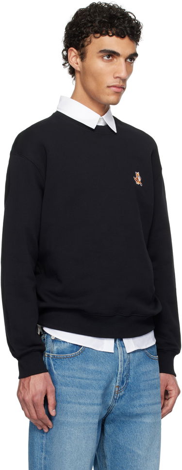 Суитчър MAISON KITSUNÉ Maison Kitsuné Speedy Fox Patch Comfort Sweatshirt Тъмно синьо | MM00313KM0321, 4