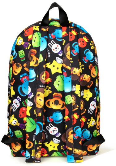 Раница BAPE Baby Milo All-Over Print Backpack Черно | 0MXBGW4224XAO, 2