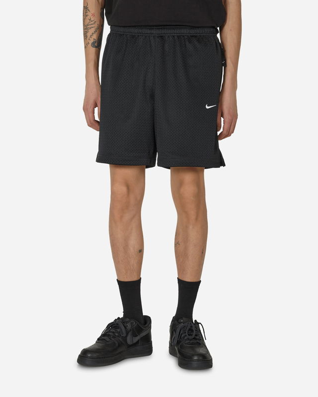 Solo Swoosh Mesh Shorts Black