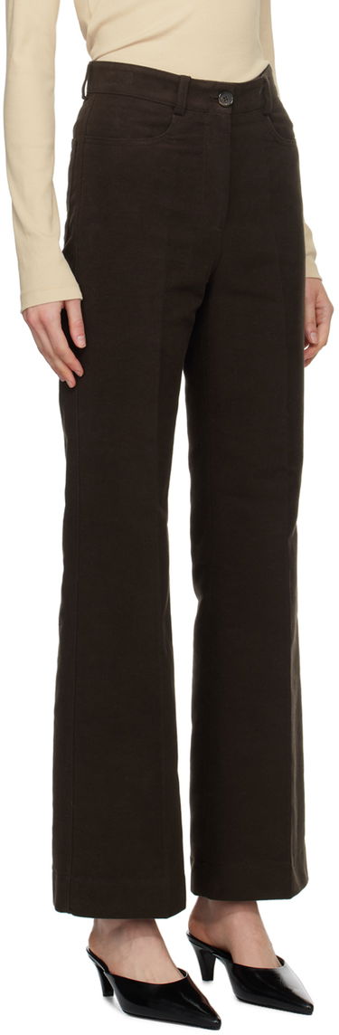 Панталони TOTEME TOTEME Flared Trousers Кафяво | 241-WRB1058-FB0171, 1