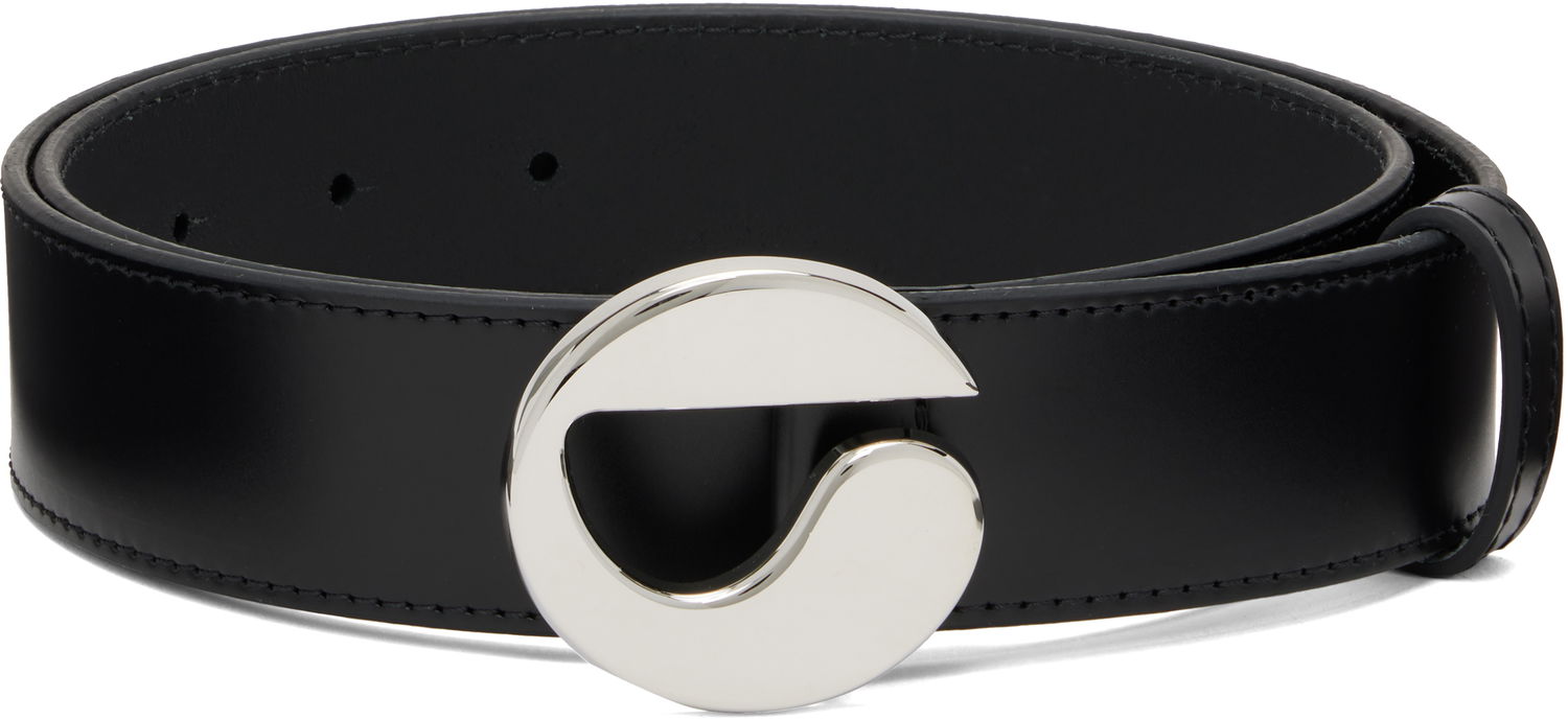 Колани Coperni Coperni Logo Buckle Leather Belt Черно | COPBE12F6025, 0